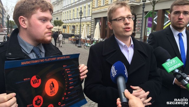 Szczecińscy działacze partii KORWiN przedstawili mapę marnotrawstwa Platformy Obywatelskiej. Jak twierdzą, w błoto wyrzucono blisko 450 miliardów złotych.