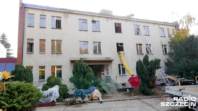 Zaczęły się właśnie prace remontowe w szpitalu psychiatrycznym przy ulicy Broniewskiego w Szczecinie.