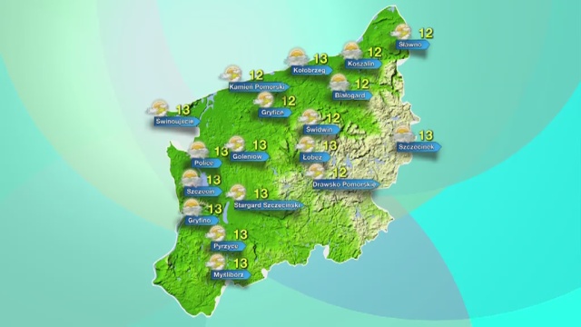 W niedzielę w regionie temperatura będzie oscylować w granicach 12-13 stopni Celsjusza. Porywy wiatru osiągną prędkość do 80 kmh. Nie powinno padać. Na Bałtyku sztorm, 10 st. w skali Beauforta.