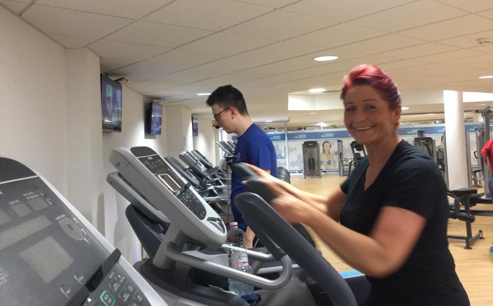 Nasi prezenterzy wzięli udział w ćwiczeniach, które są codziennością dla uczestników akcji Radia Szczecin i siłowni Eurofitness "OdNowa". Fot. Agata Hawrylczuk [Radio Szczecin]