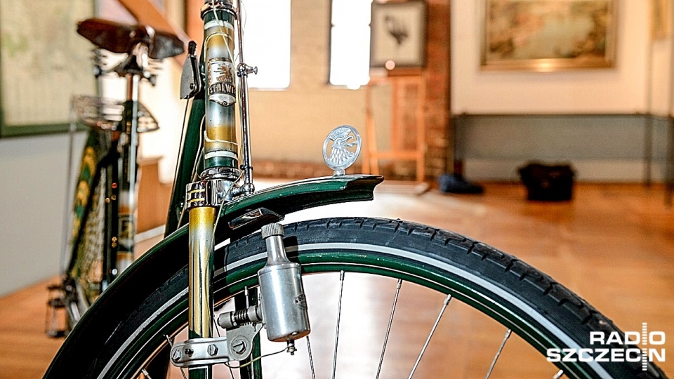 Rower marki Stoewer w szczecińskim Muzeum Narodowym. Fot. Jarosław Gaszyński [Radio Szczecin]