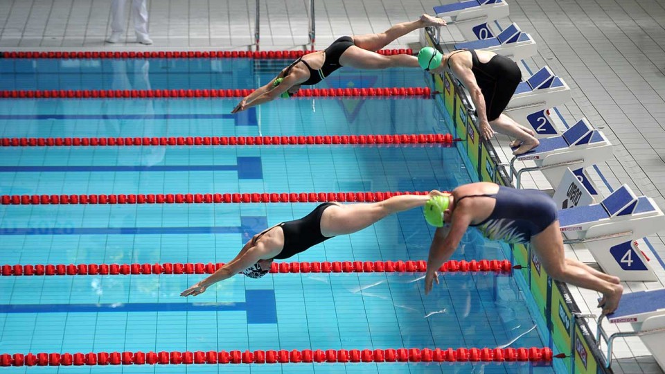 Mistrzostwa polski w pływaniu Masters na Floating Arenie. Fot. Łukasz Szełemej [Radio Szczecin]