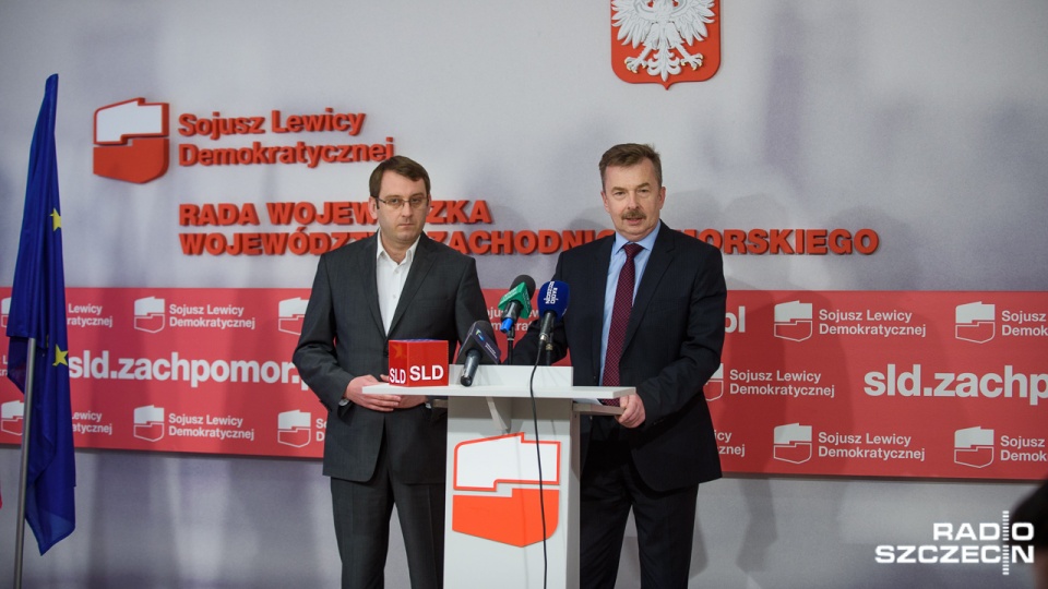 To będzie kolejna liberalna partia - tak działacze SLD w Szczecinie komentują informację, że ich były kolega Grzegorz Napieralski wspólnie z Andrzejem Rozenkiem z Twojego Ruchu powołali ugrupowanie Biało-Czerwoni. Fot. Konrad Nowak [Radio Szczecin]