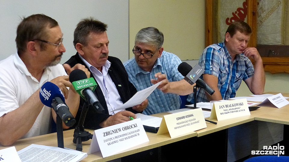 Rolnicy nie wiedzą, jakie zapisy miałyby zniknąć. Fot. Jarosław Gowin [Radio Szczecin]