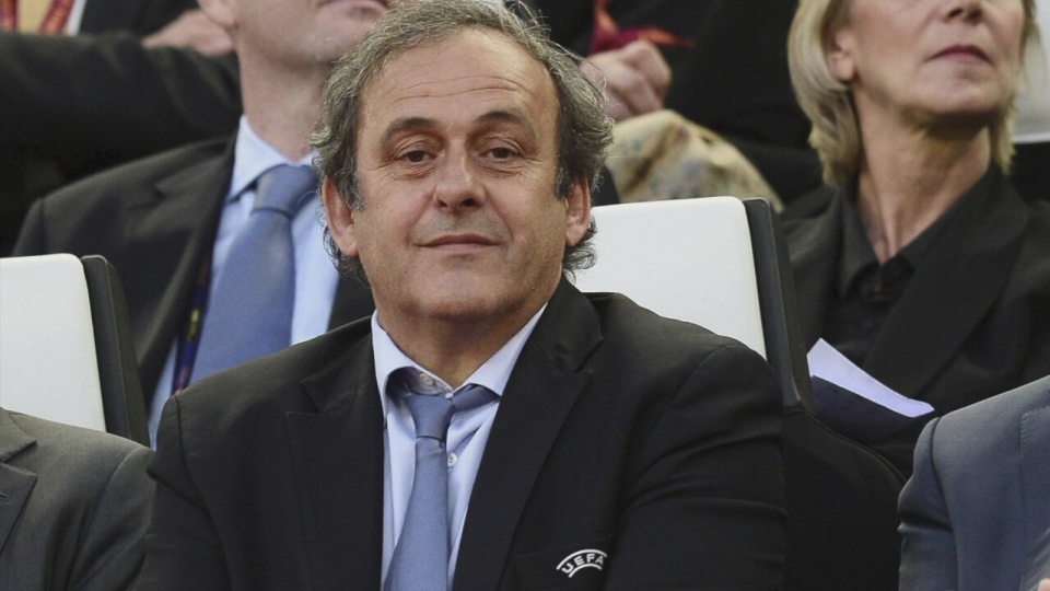 Michel Platini, szef organizacji UEFA. Fot. Foto Olimpik/x-news