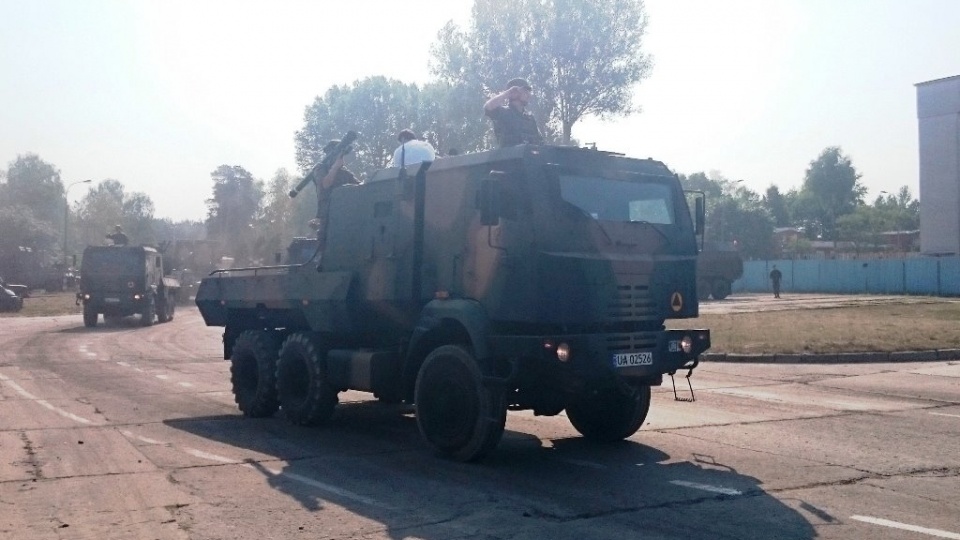 Trening żołnierzy przed defiladą w Warszawie. Fot. 12 Brygada Zmechanizowana Szczecin.