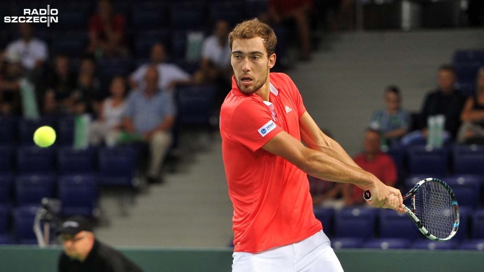 Jerzy Janowicz awansował do trzeciej rundy tenisowego turnieju ATP Masters 1000 odbywającego się w Cincinnati w USA. Fot. Łukasz Szełemej [Radio Szczecin/Archiwum]