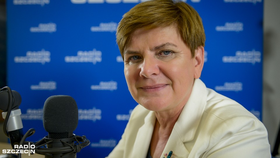 Beata Szydło. Fot. Jarosław Gaszyński [Radio Szczecin]