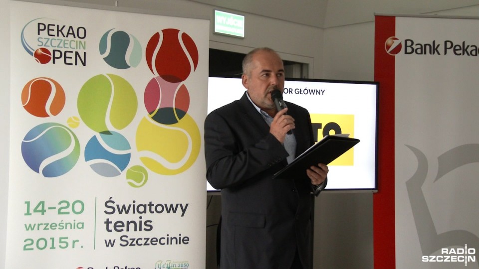 Jak mówi dyrektor Pekao Szczecin Open Krzysztof Bobala, nazwisko tenisisty rozstawionego z numerem pierwszym poznamy w przyszłym tygodniu. Fot. Paweł Sip [Radio Szczecin]