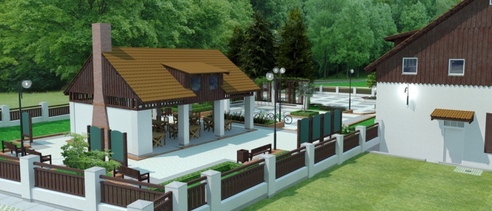 Już wiemy, jak będzie wyglądał zajazd "Szmaragd" po modernizacji. Mat. Urzędu Miasta w Szczecinie.