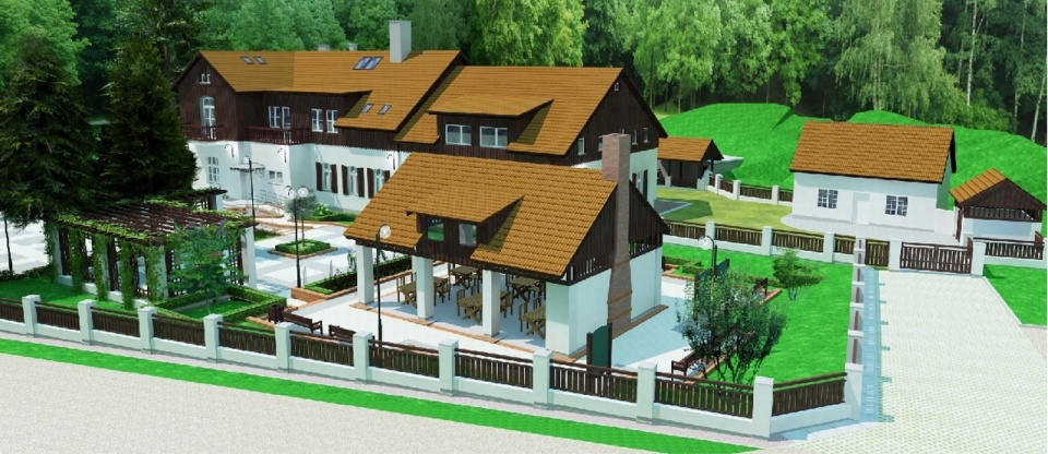 Już wiemy, jak będzie wyglądał zajazd "Szmaragd" po modernizacji. Mat. Urzędu Miasta w Szczecinie.