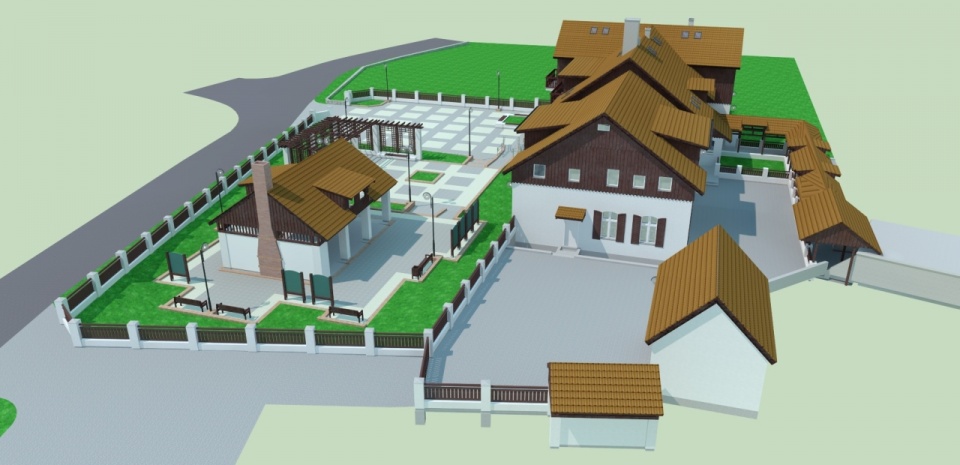 Już wiemy, jak będzie wyglądał zajazd "Szmaragd" po modernizacji. Mat. Urzędu Miasta w Szczecinie.