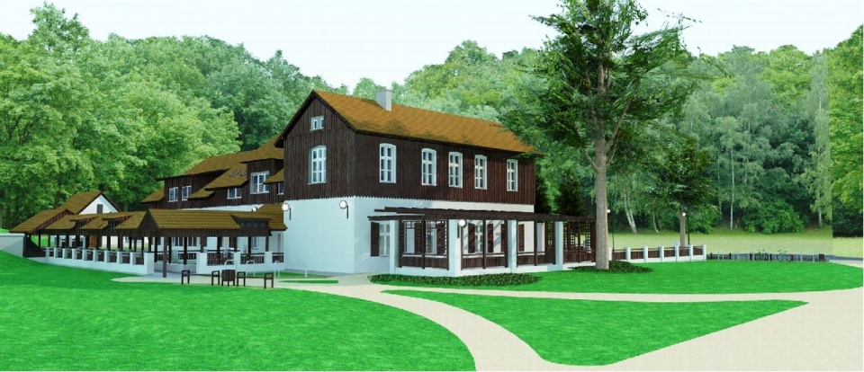 Już wiemy, jak będzie wyglądał zajazd "Szmaragd" po modernizacji. Mat. Urzędu Miasta w Szczecinie.