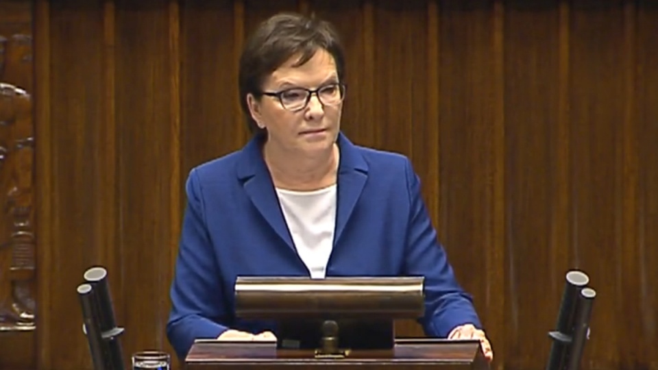 Premier Ewa Kopacz w mocnych słowach podsumowała stanowisko Prawa i Sprawiedliwości. Fot. www.sejm.gov.pl