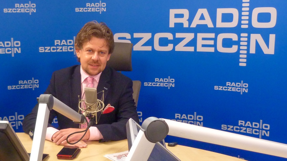 Piotr Misiło z Nowoczesnej. Fot. Michał Król [Radio Szczecin]