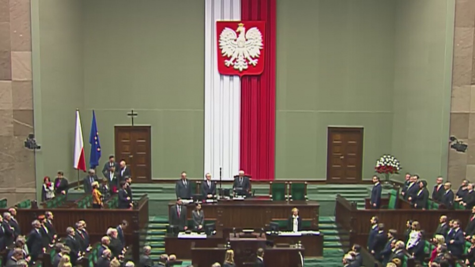 Posiedzenie Sejmu otworzył marszałek senior - Kornel Morawiecki. Fot. Sejm/x-news