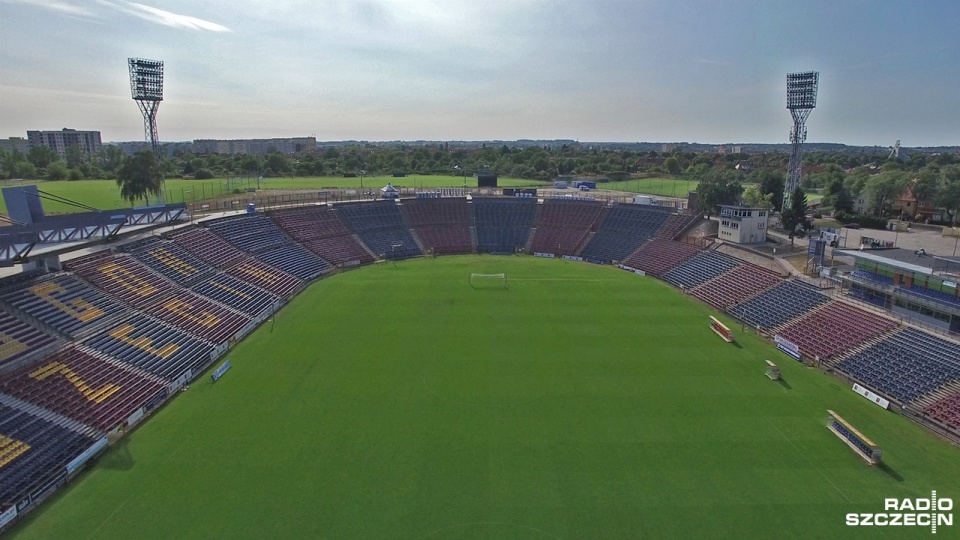 Stadion Pogoni Szczecin przy ul. Twardowskiego. Fot. Piotr Sawiński [Radio Szczecin/Archiwum]