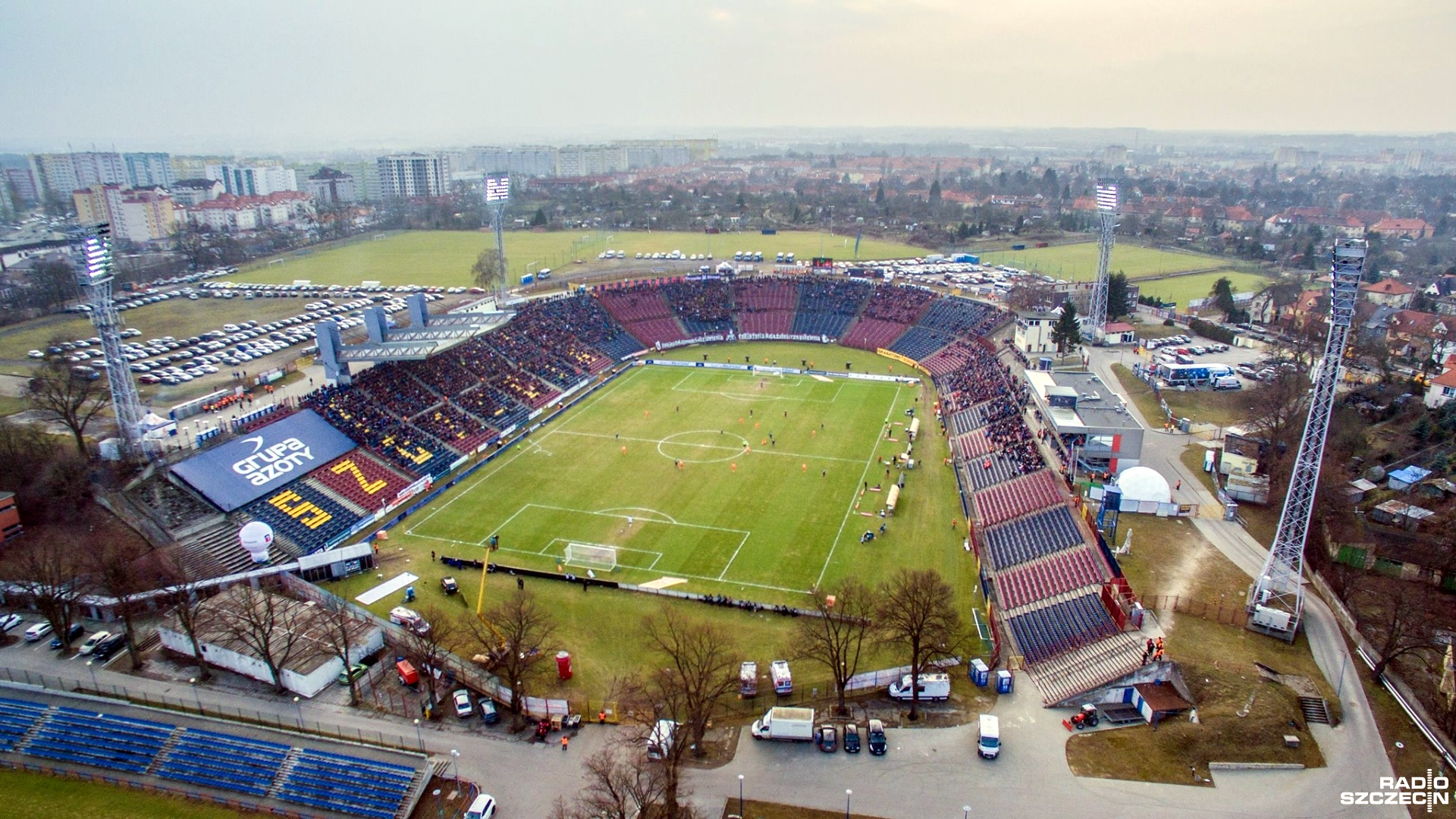 Stadion Pogoni Szczecin. Fot. Piotr Sawiński [Radio Szczecin/Archiwum]