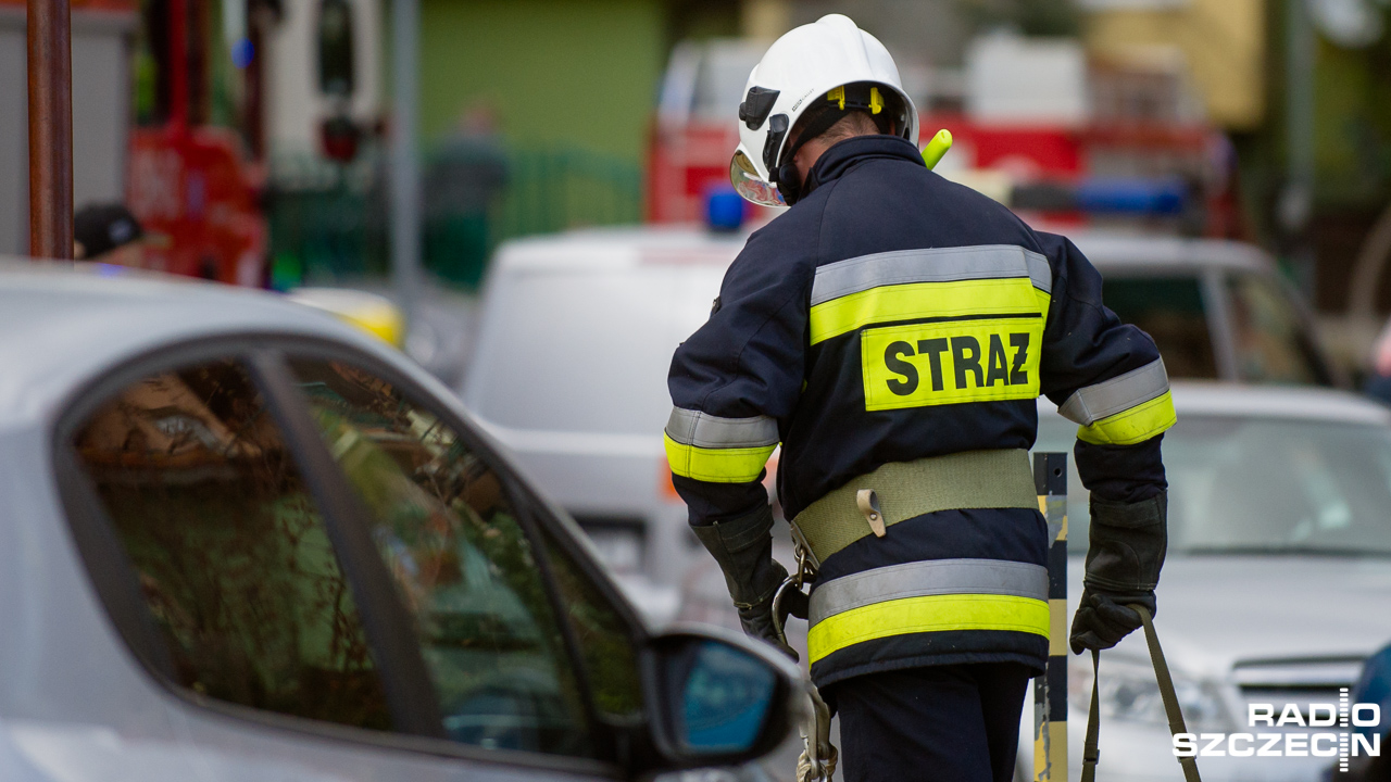 Wypadek na autostradzie A6 w kierunku Świnoujścia.