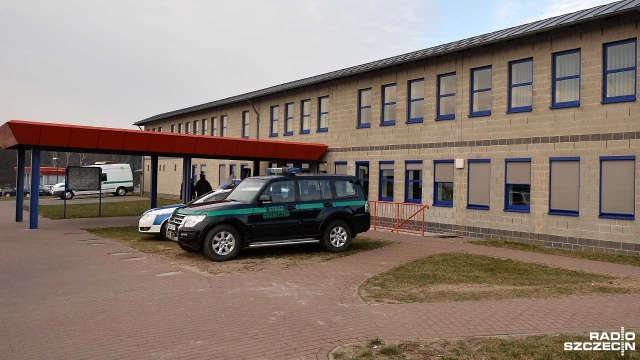 Polsko-niemieckii posterunek na przejściu granicznym Kołbaskowo-Pomellen. Fot. Łukasz Szełemej [Radio Szczecin] Polska straż graniczna i niemiecka policja będą działać razem [WIDEO, ZDJĘCIA]