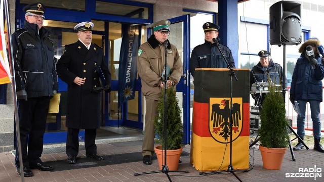 Polsko-niemieckii posterunek na przejściu granicznym Kołbaskowo-Pomellen. Fot. Łukasz Szełemej [Radio Szczecin] Polska straż graniczna i niemiecka policja będą działać razem [WIDEO, ZDJĘCIA]