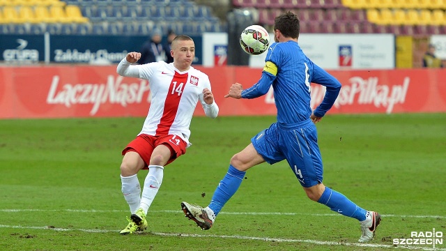 Piłkarska reprezentacja Polski do lat 20 przegrała z Włochami 3:0 w meczu Turnieju Czterech Narodów. Fot. Łukasz Szełemej [Radio Szczecin] Młodzi Włosi ograli Polaków [ZDJĘCIA]