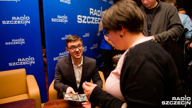 "Jan Karski" zabrzmiał w Radiu Szczecin i Heliosie . Fot. Konrad Nowak [Radio Szczecin] "Jan Karski" zabrzmiał w Radiu Szczecin i Heliosie. "Ten moment... Coś się zasiało" [WIDEO, DUŻO ZDJĘĆ]