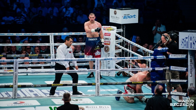 Gala boksu zawodowego Szczecin Boxing Night w hali Azoty Arena. Fot. Konrad Nowak [Radio Szczecin] Zwycięstwa szczecińskich bokserów podczas gali w Azoty Arenie [ZDJĘCIA]