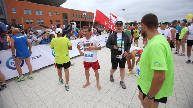 2. PZU Maraton Szczeciński. Fot. Jakub Lisowski [Radio Szczecin] Paweł Kosek i Ewa Huryń wygrali 2. PZU Maraton Szczeciński [WIDEO, ZDJĘCIA]