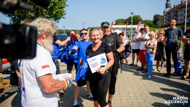 Spływ z Olkiem Dobą w Marinie w Kamieniu Pomorskim. Fot. Konrad Nowak [Radio Szczecin] Rodzinny spływ z Olkiem Dobą dla słuchaczy [WIDEO, DUŻO ZDJĘĆ]