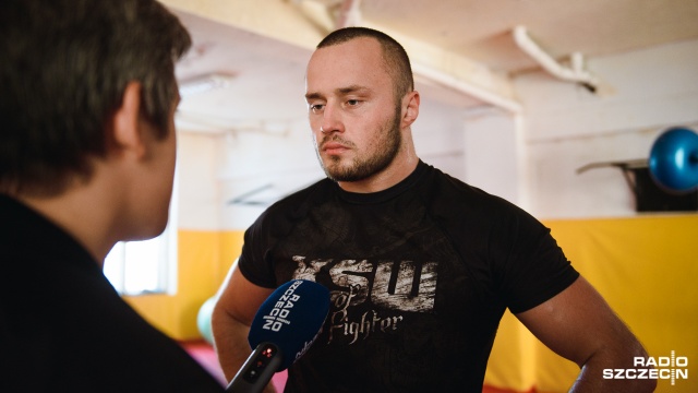 Tomasz Narkun. Fot. Konrad Nowak [Radio Szczecin] Berserkerzy szlifują formę. Ostry trening przed KSW [ZDJĘCIA]