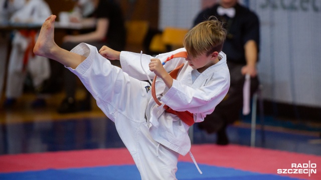 Turniej Kyokushin Karate w Szczecinie. Fot. Konrad Nowak [Radio Szczecin] Turniej Kyokushin Karate w Szczecinie. "Liczy się kontakt" [ZDJĘCIA]