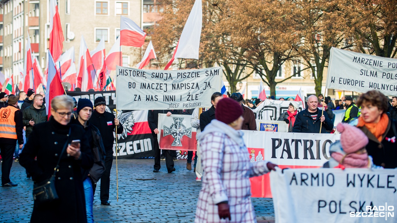 Marsz Niepodległości w Szczecinie Bez problemu