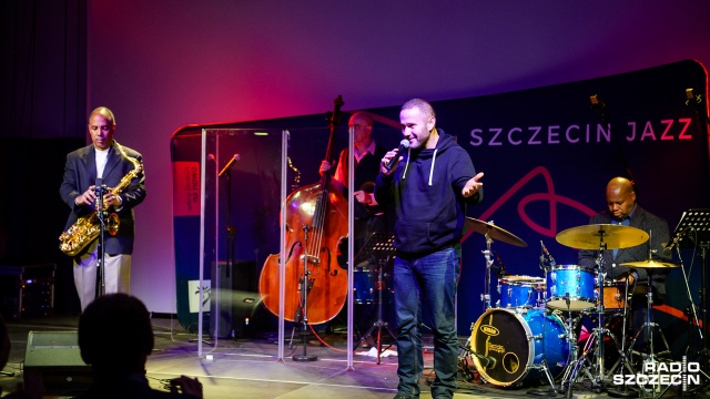 Trio "Braden-Teepe-Jackson" w studiu S-1. Fot. Konrad Nowak [Radio Szczecin] Trio "Braden-Teepe-Jackson" w studiu S-1. "Dali czadu" [ZDJĘCIA]