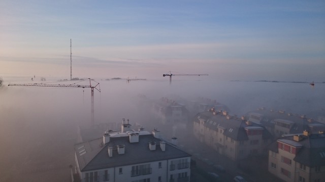 Szczecin budzi się w sobotę okryty puchową aurą.