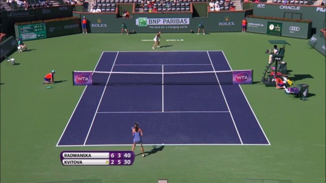 Radwańska w półfinale Indian Wells [WIDEO]