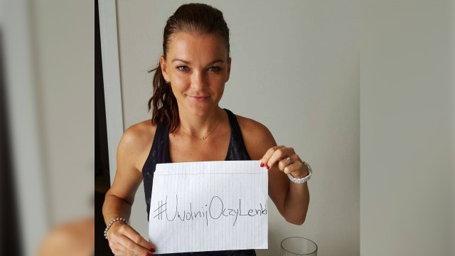 Najlepsza polska tenisistka wspiera chorą Lenkę