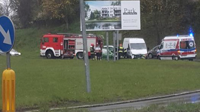 Wypadek na trasie z osiedla Książąt Pomorskich w stronę centrum Szczecina.