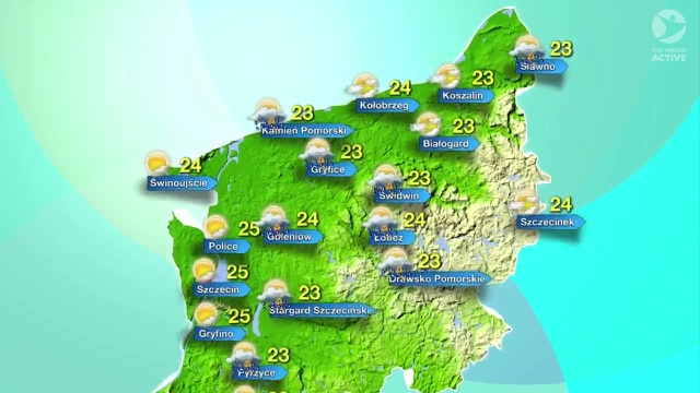 Choć do kalendarzowego lata jeszcze kilka tygodni, to w regionie na termometrach już typowo letnie temperatury. W kilku miastach regionu może spaść deszcz.