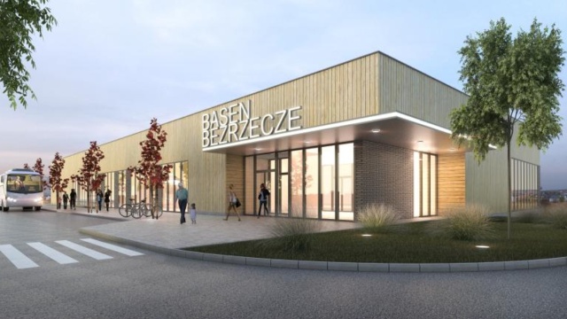 Basen 25-metrowy i mniejszy basen dla dzieci, sauna, jacuzzi i sale rehabilitacji - takie centrum sportowe chce zbudować gmina Dobra w podszczecińskim Bezrzeczu.