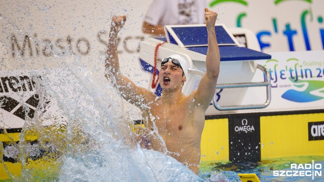 Pływak MKP Szczecin zdobył złoty medal na dystansie 400 m stylem dowolnym.
