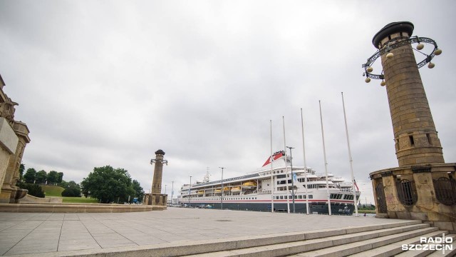 Prawie 200 metrów długości ma wycieczkowiec Braemar, który cumuje przy Wałach Chrobrego.