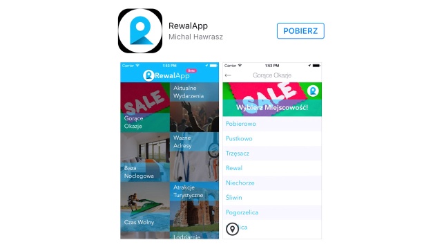 RewalApp to aplikacja, która dostępna jest na Androida i IOS-a. Program stworzyło dwóch mieszkańców tamtej miejscowości.