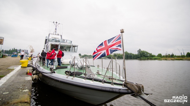 To jedna z najmniejszych i najszybszych łodzi brytyjskiej marynarki wojennej - HMS Dasher odwiedził Szczecin.