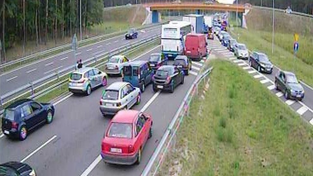 Ciężko jest właściwie na całej trasie między Szczecinem a Świnoujściem.
