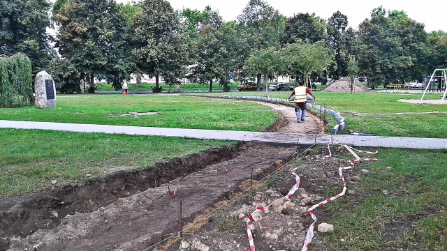 Trwa ostatni etap zagospodarowania skweru przy ulicy Bema w Szczecinie.