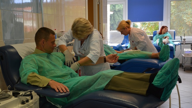 150 litrów osocza lub krwi oddał żołnierz z Wojskowego Klubu Honorowych Dawców krwi w Szczecinie.