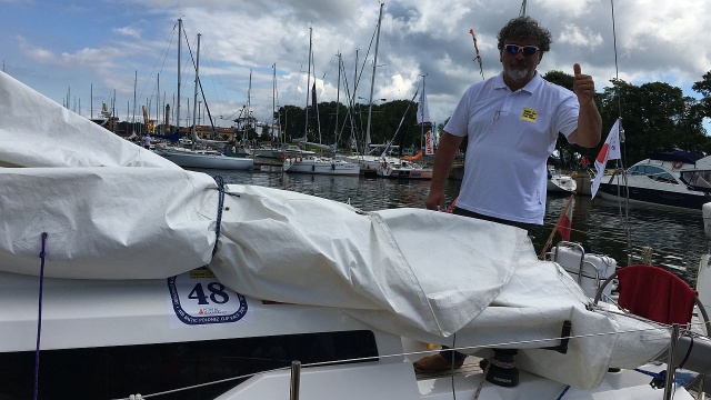 Maciej Muras na jachcie Vector Baltica zwyciężył w wyścigu regat Baltic Polonez Cup Race 2016 na trasie Świnoujście - Christianso - Świnoujście.