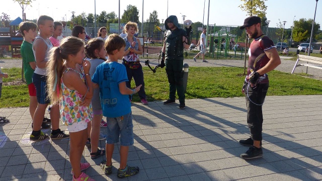 Batman, Spiderman czy Superman - dzisiaj najmłodsi mieszkańcy Szczecina mieli okazję przejść specjalne ,,Szkolenie Superbohaterów i stać się jednym z nich.
