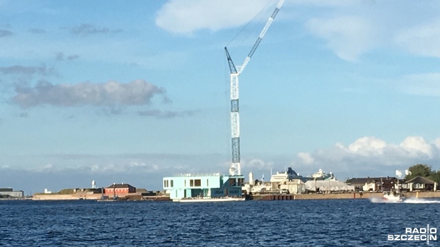 Pływający akademik, który został wybudowany w Szczecinie, jest widoczny z reprezentacyjnej promenady stolicy Danii.
